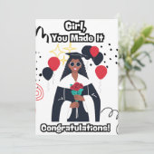 Abschluss Einladung (Stehend Vorderseite)