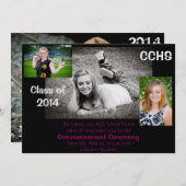 Abschluss Einladung (Vorne/Hinten)