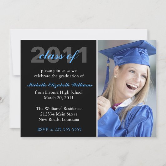 Abschluss Einladung (Vorderseite)