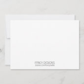 Abschluss Einladung (Rückseite)