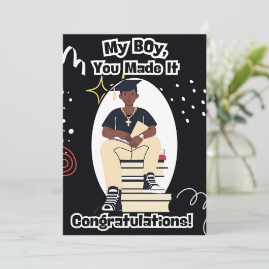 Abschluss Einladung (Stehend Vorderseite)