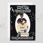 Abschluss Einladung (Vorne/Hinten)