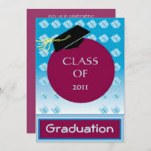 Abschluss Einladung (Vorne/Hinten)