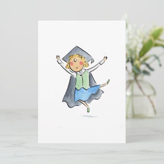 Abschluss Einladung (Stehend Vorderseite)