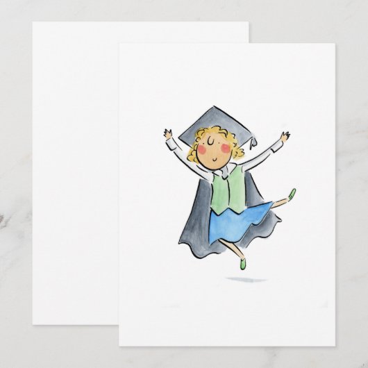 Abschluss Einladung (Vorne/Hinten)