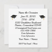 Abschluss Einladung (Rückseite)