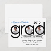 Abschluss Einladung (Vorne/Hinten)