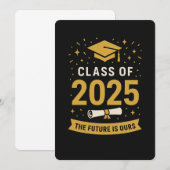 Abschluss Einladung (Vorne/Hinten)