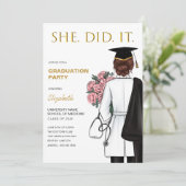 Abschluss Einladung (Stehend Vorderseite)