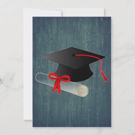 Abschluss Einladung (Rückseite)