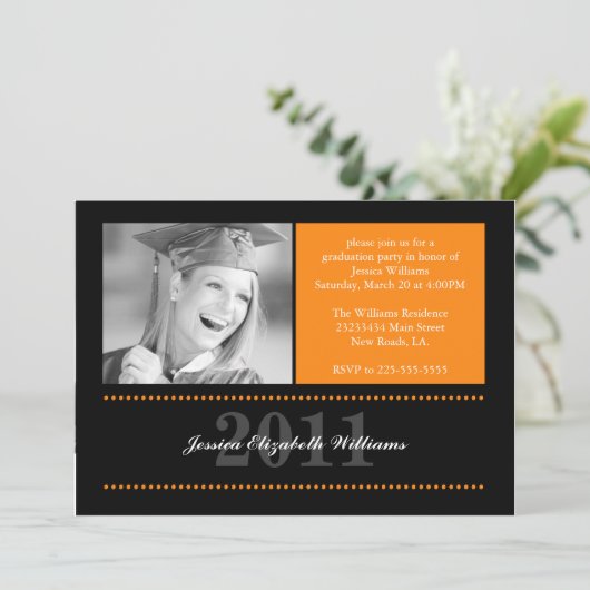 Abschluss Einladung (Stehend Vorderseite)