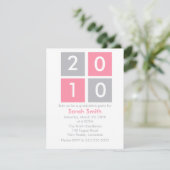 Abschluss Einladung (Stehend Vorderseite)