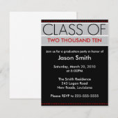 Abschluss Einladung (Vorne/Hinten)