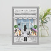 Abschluss Einladung (Stehend Vorderseite)