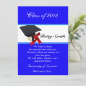 Abschluss Einladung (Stehend Vorderseite)