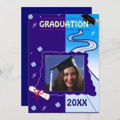 Abschluss Einladung (Vorne/Hinten)