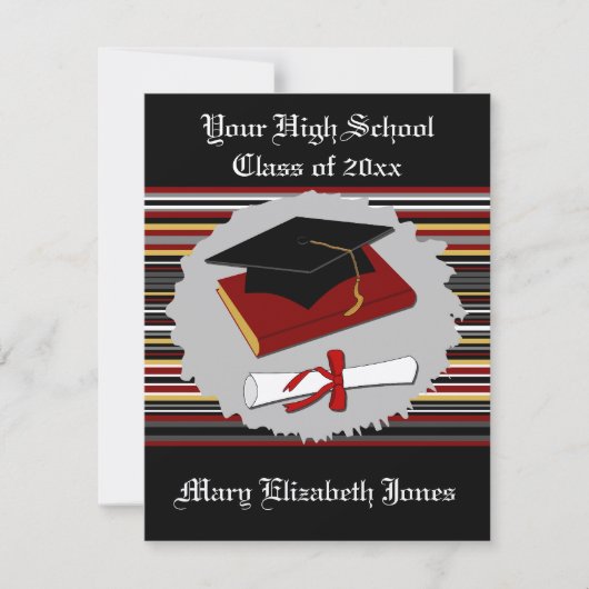 Abschluss Einladung (Vorderseite)