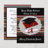 Abschluss Einladung (Vorne/Hinten)