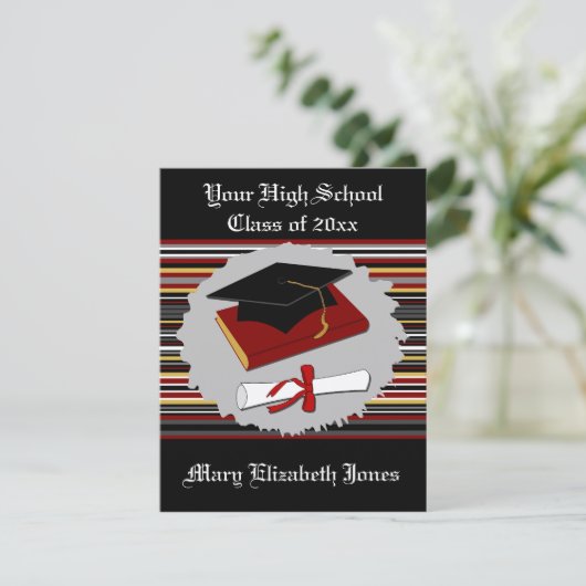 Abschluss Einladung (Stehend Vorderseite)