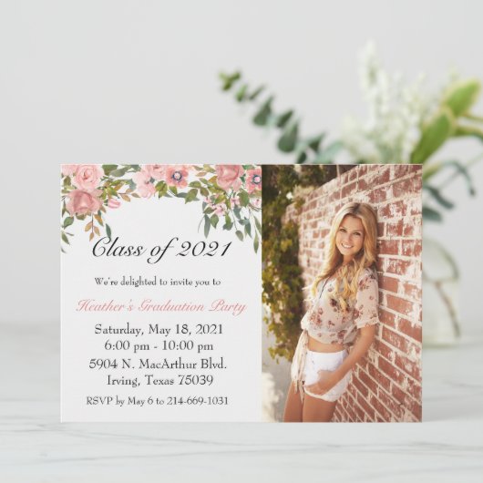 Abschluss Einladung (Stehend Vorderseite)