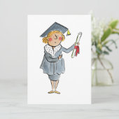 Abschluss Einladung (Stehend Vorderseite)