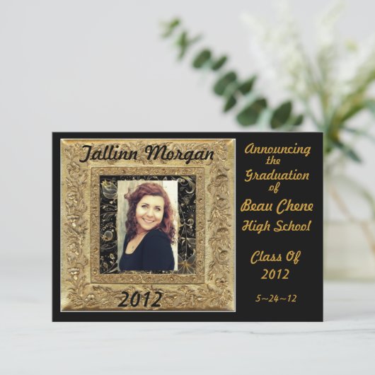 Abschluss Einladung (Stehend Vorderseite)