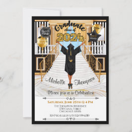 Abschluss Einladung Afrikanisch-Amerikanische Ankü