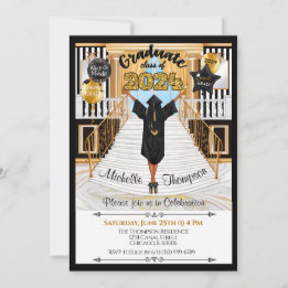 Abschluss Einladung Afrikanisch-Amerikanische Ankü