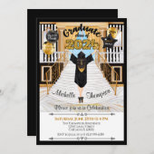 Abschluss Einladung Ankündigung (Vorne/Hinten)