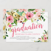 Abschluss Einladung, Bekanntgabe des Abschlusses Einladung (Vorne/Hinten)