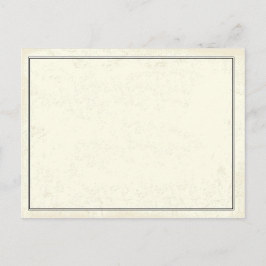 Abschluss Einladung Diploma Stil (Rückseite)