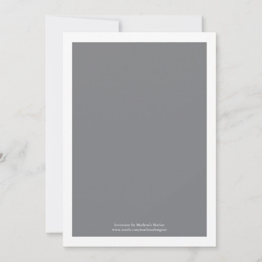 Abschluss-Einladung Einladung (Rückseite)