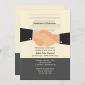 Abschluss-Einladung Einladung (Vorne/Hinten)