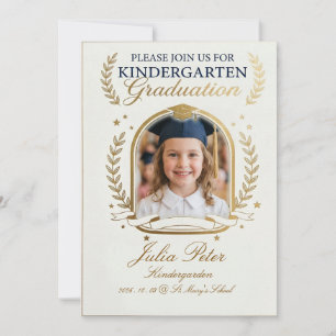 Abschluss-Einladung für Kinder, Vorschule Pre-K Ki Einladung