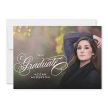 Abschluss-Einladung für Skript-Foto