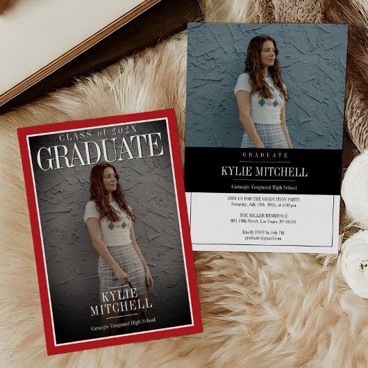 Abschluss-Einladung in der Zeitschrift Einladung