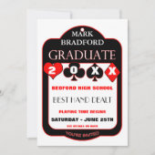 Abschluss-Einladung - POKER/KARTENDESIGN - 20XX Einladung (Vorderseite)