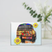 Abschluss Einladung Postkarte (Stehend Vorderseite)