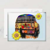 Abschluss Einladung Postkarte (Vorne/Hinten)