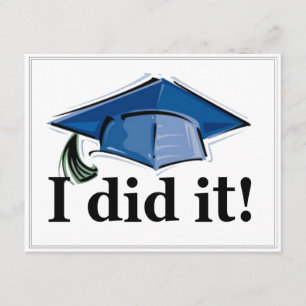 Abschluss-Einladung tat ich sie! 4.2x5.5 Einladung