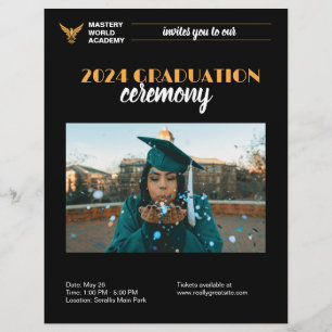 Abschluss Einladung Vorstandsankündigung Flyer