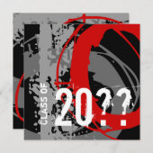 Abschluss Einladung WDX Rot (Vorne/Hinten)