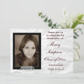 Abschluss Einladungskarten (Stehend Vorderseite)