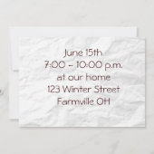 Abschluss Einladungskarten (Rückseite)