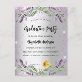 Abschluss Einladungspostkarte (Vorderseite)