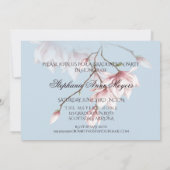 ABSCHLUSS | Elegant Beach Floral Arbor Einladung (Rückseite)