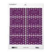 Abschluss elegante moderne lila Klasse (Vorne)