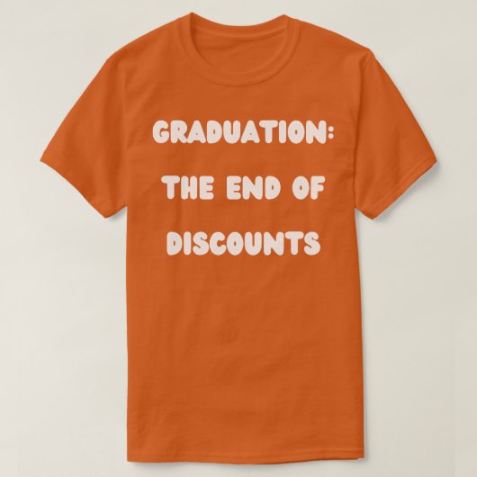 Abschluss Ende der Rabatte 2 T-Shirt (Design vorne)