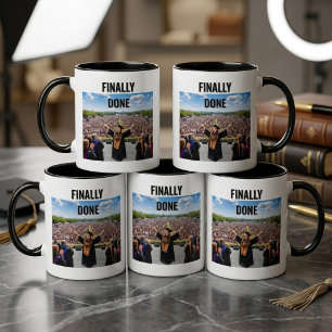 Abschluss endlich geschafft Becher Lustige Absch Tasse