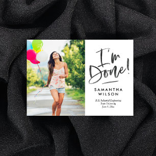 Abschluss endlich geschafft Einladung zur Abschlus